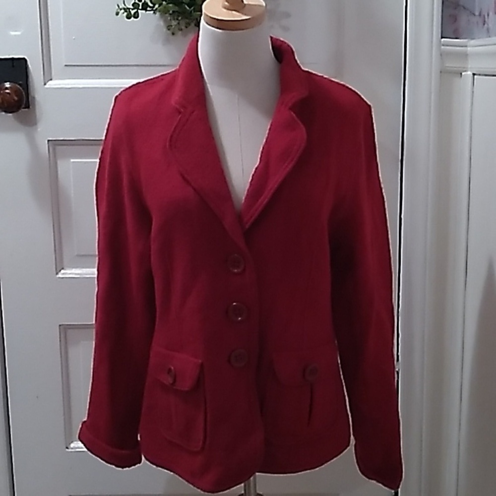 Harve' Bernard 100% wool jacket medium